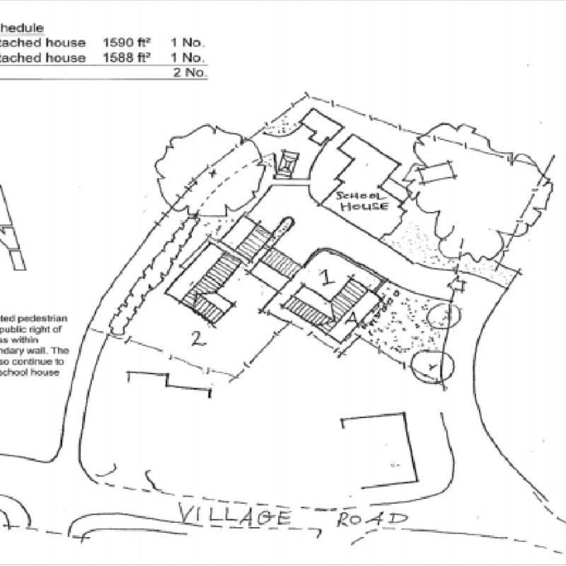Former Child's Ercall primary school