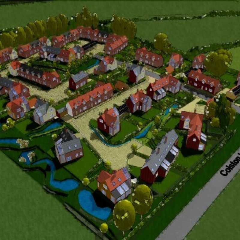 An artistic impression of Colston Lane.