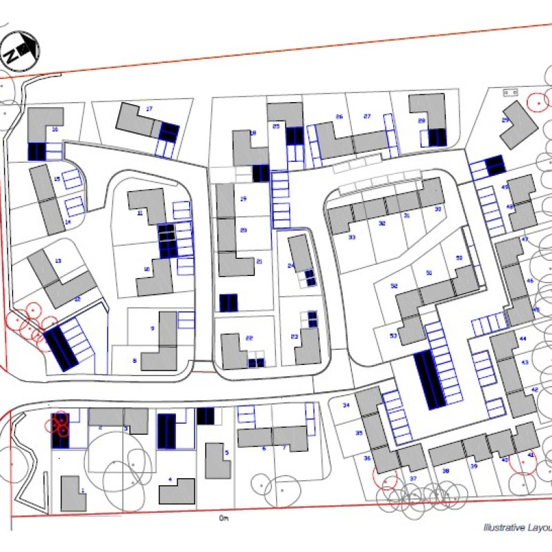 An illustrative plan of the property.