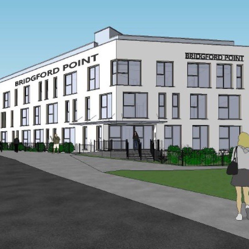 An artistic impression of Bridgford Point.