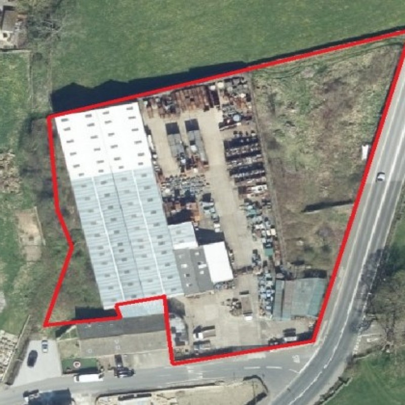 An outline of the land available.