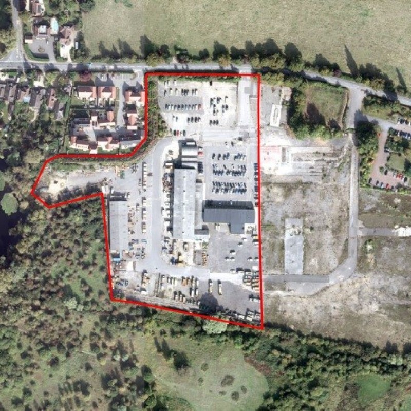 An outline of the available land