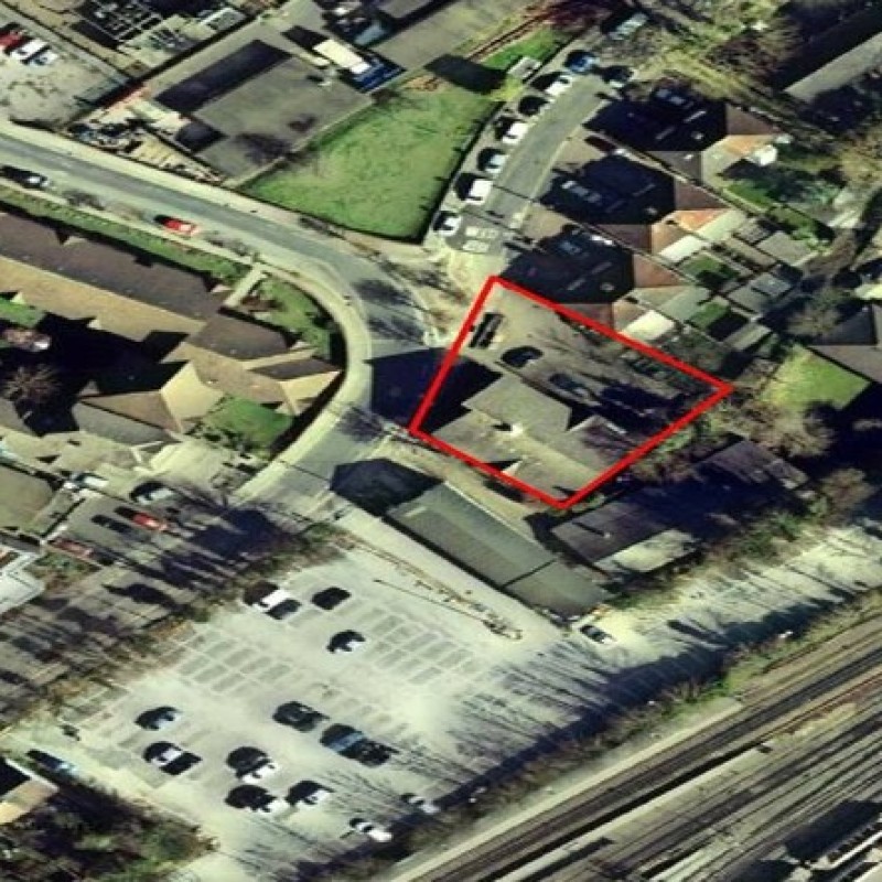 An outline of the availbale land.
