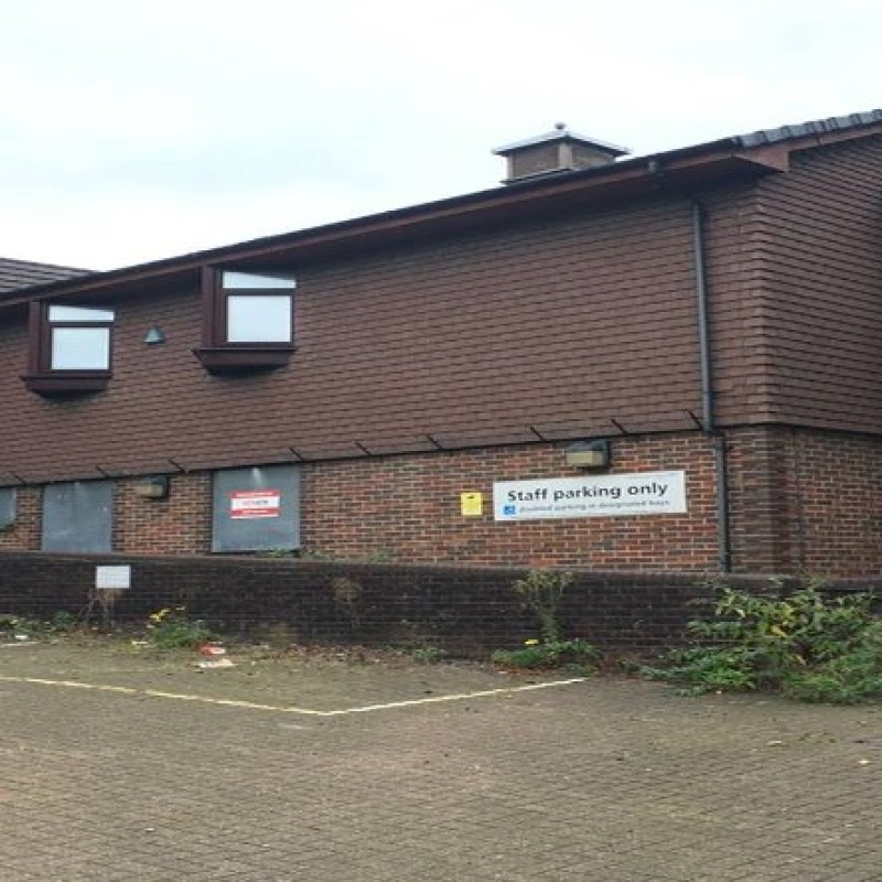 The NHS clinic that is no longer in use.