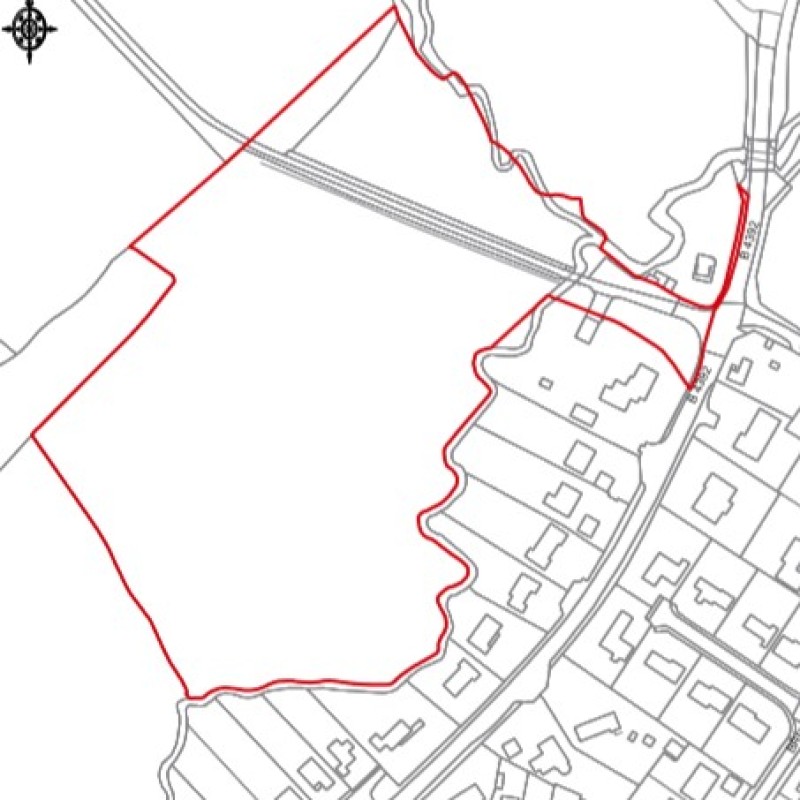An outline of the availbale land