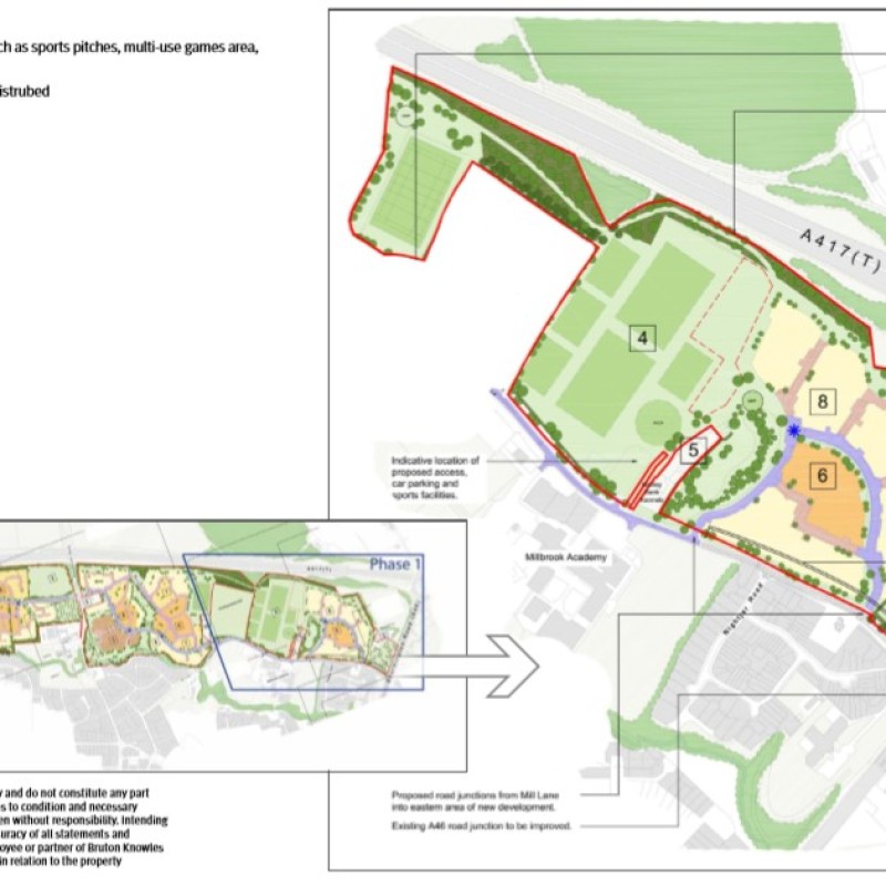 An illustrative depiction of the masterplan