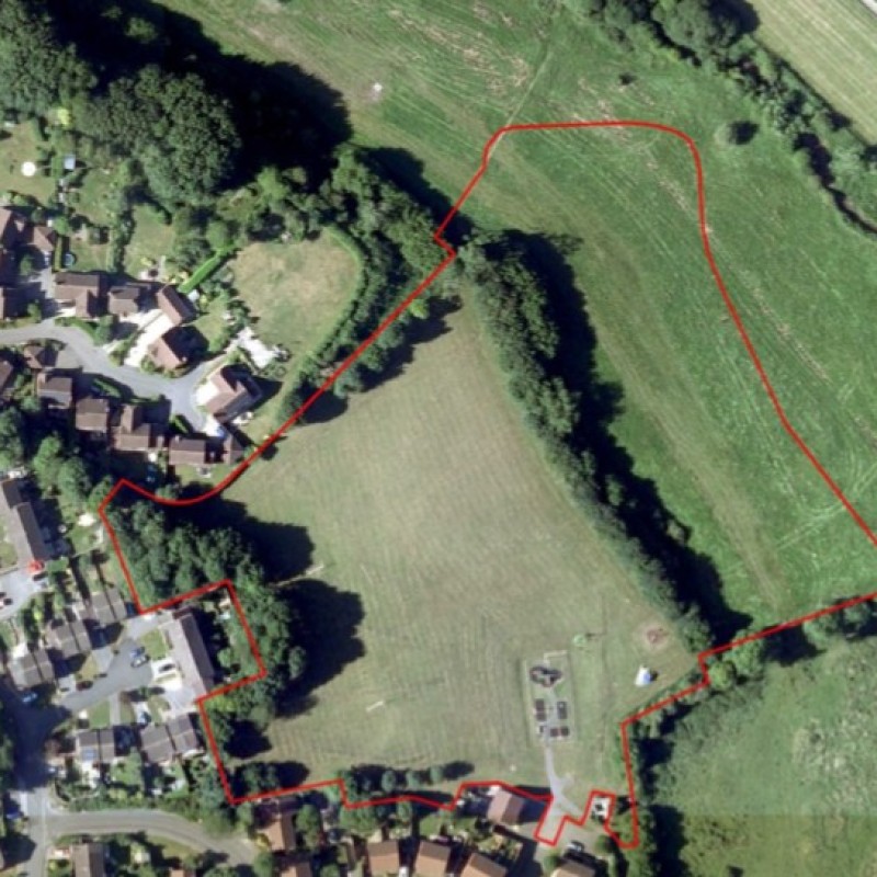 An outline of the available land