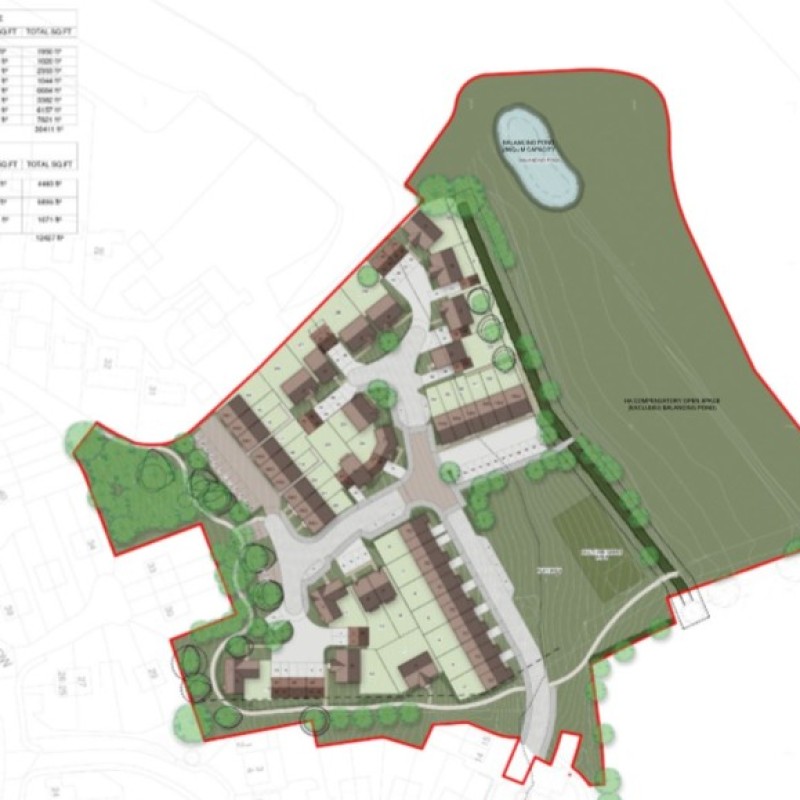 An illustrative layout plan