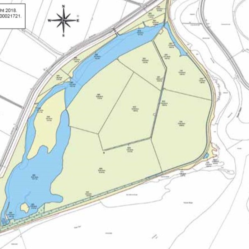 The land depicted on an ordinance survey