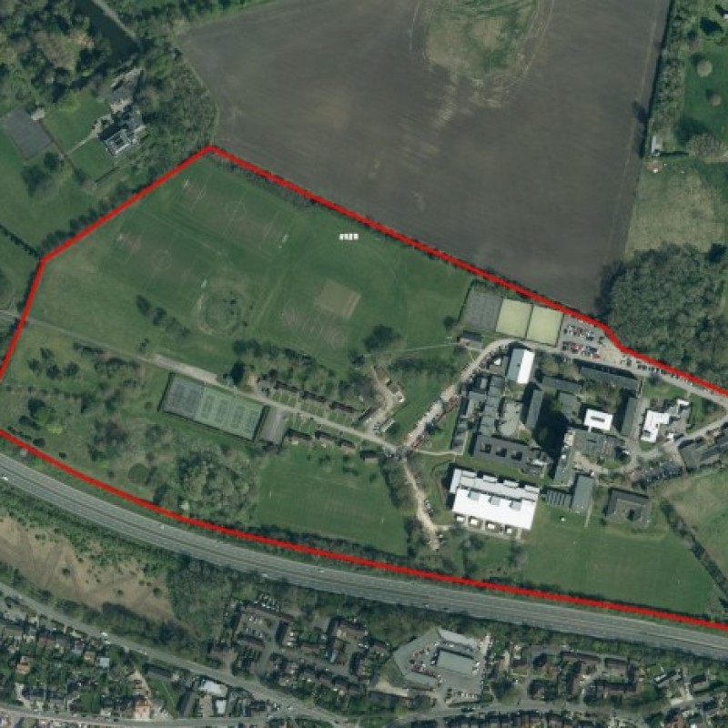 An outline of the available land