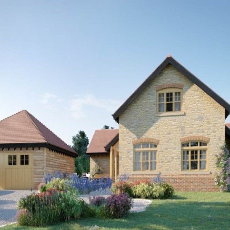 A CGI interpretation of the approved dwelling
