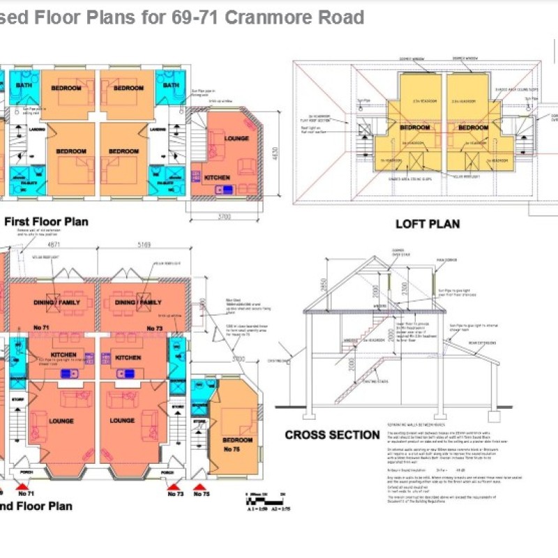 Proposed plans for 69-71 Cranmore Road