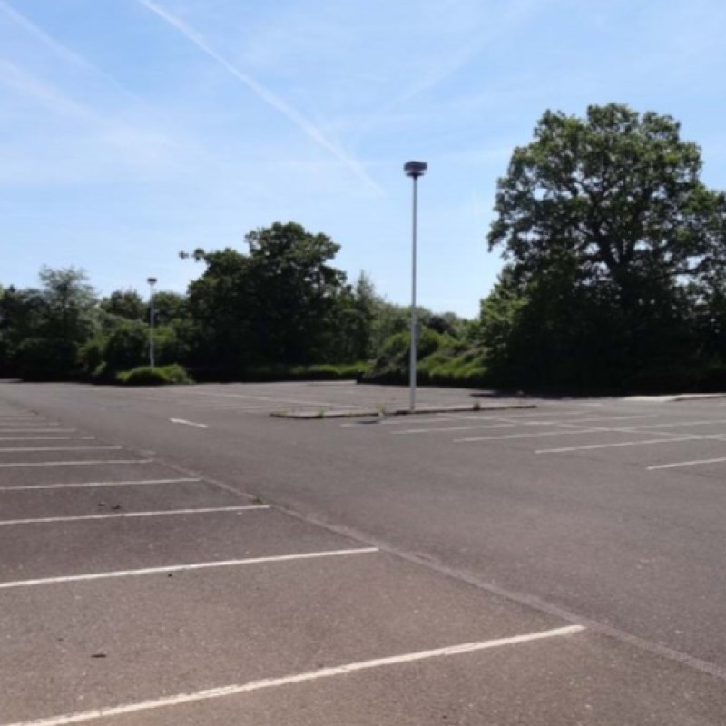 View across the northern part of the site