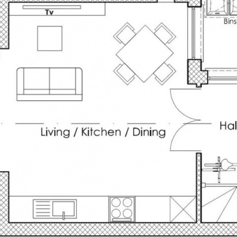 Proposed ground floor plan