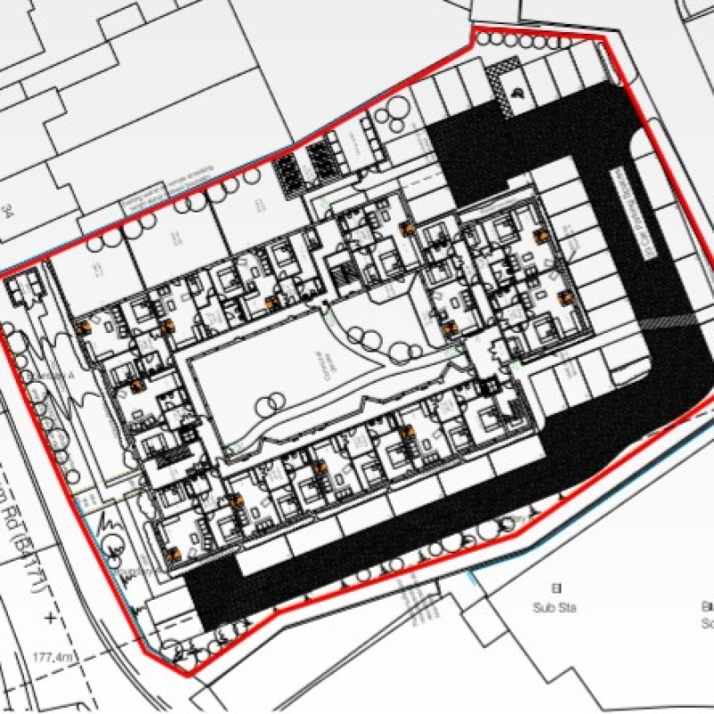 Proposed site and ground plan