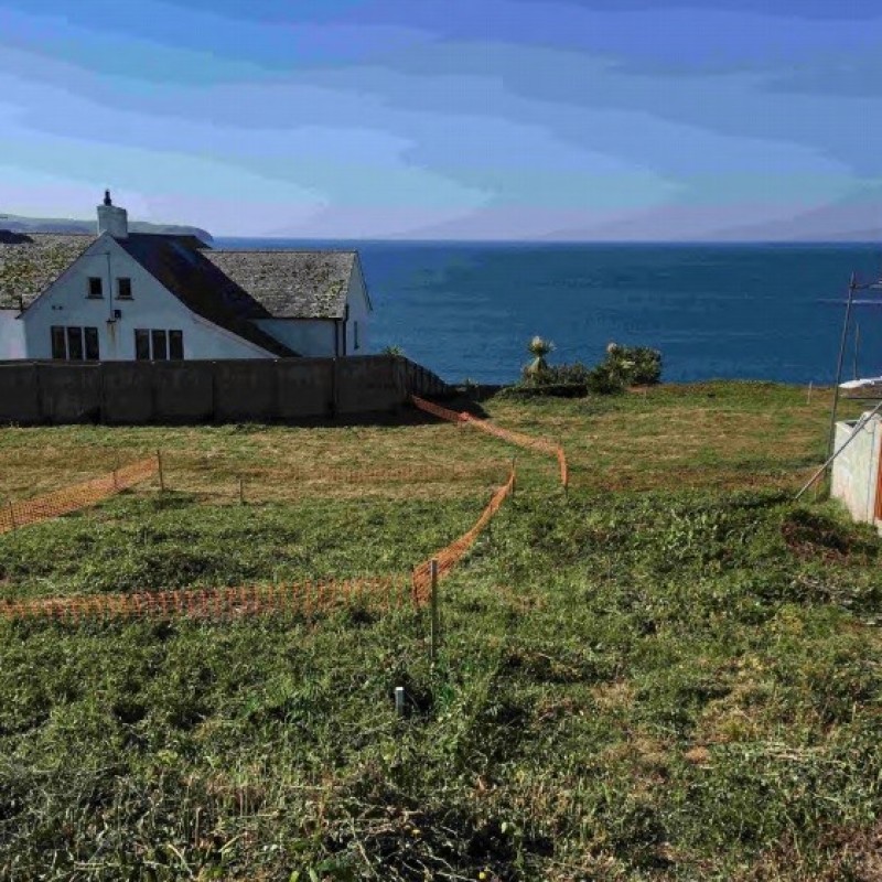 View from access of proposed private drive