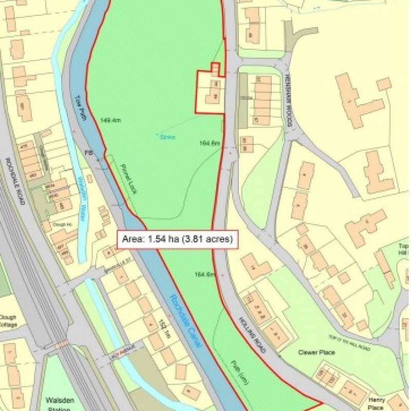 Land on Hollins Road, Walsden