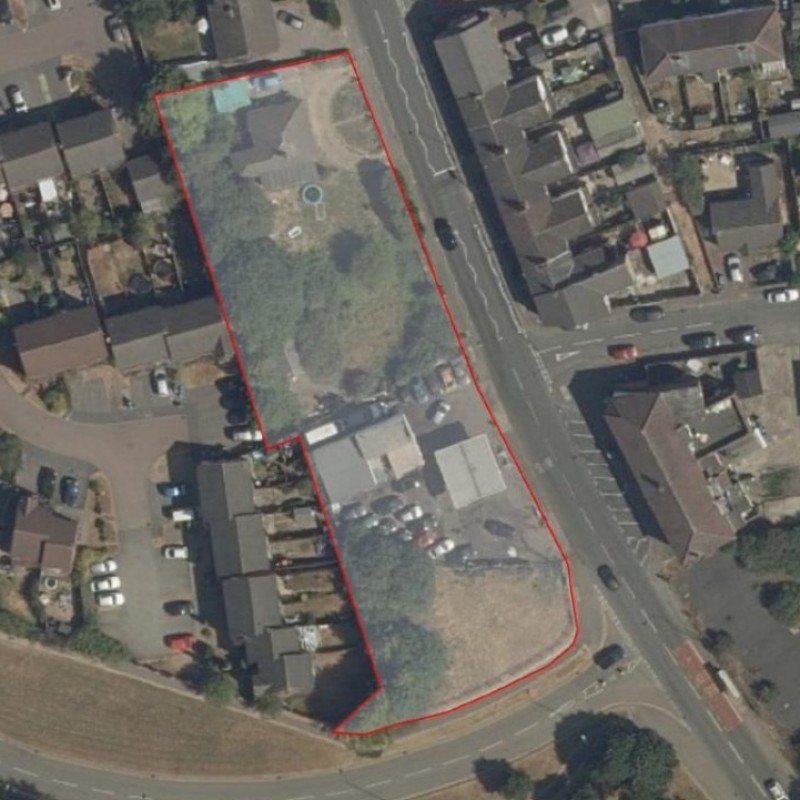 Boughton Roadside Development site